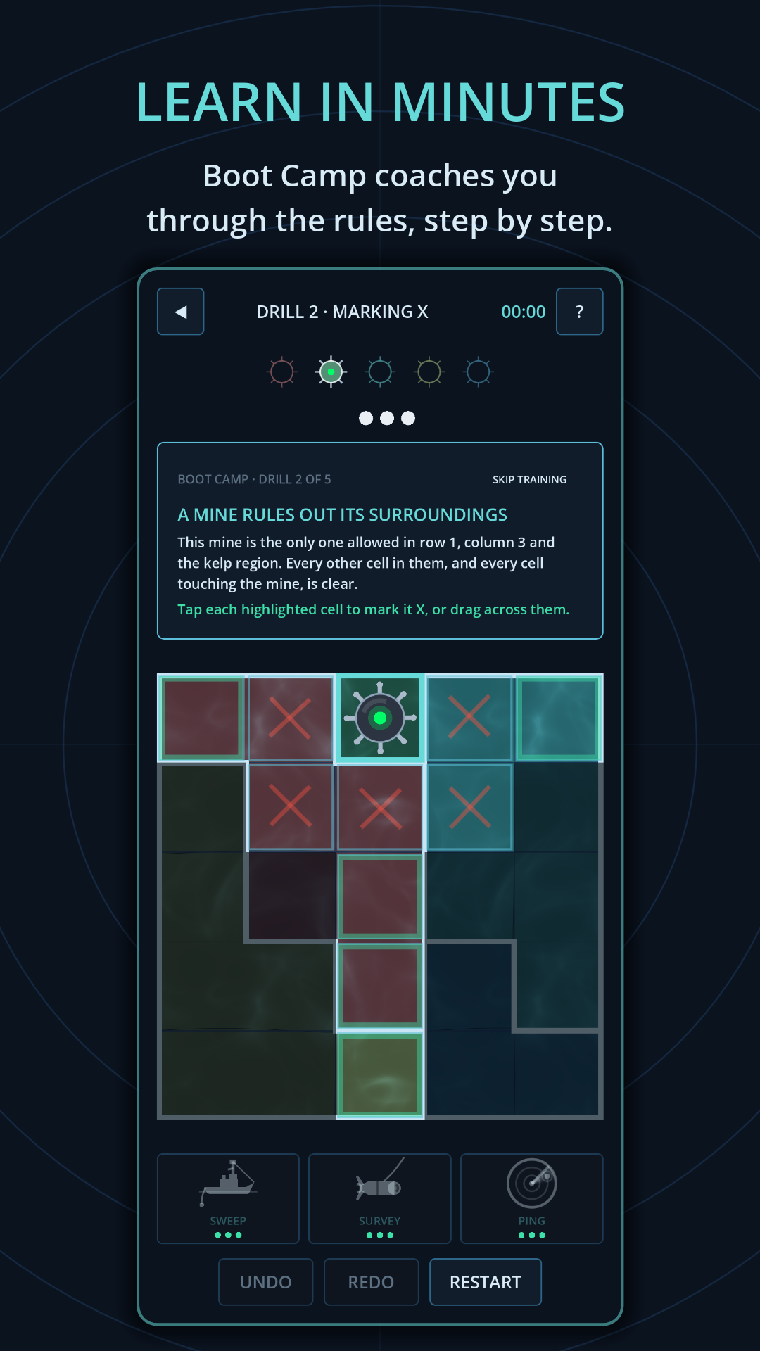 Learn in minutes: a Boot Camp drill coaching the next move