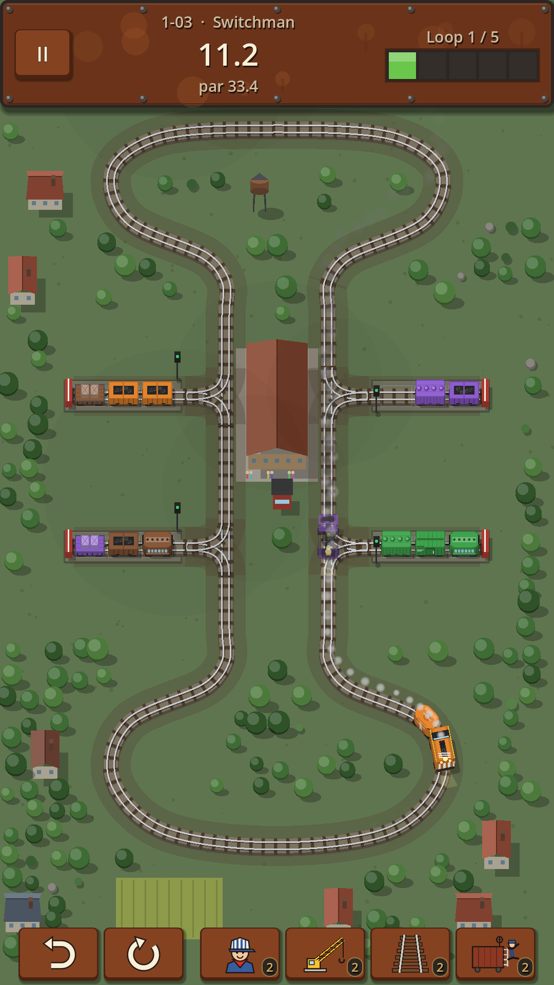 An early level on a different layout